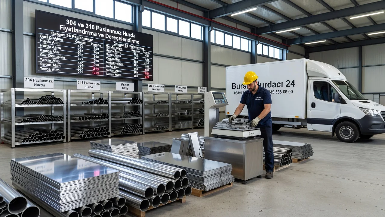 Bursa'da 304 ve 316 Paslanmaz Hurda Fiyatı Aynı mı?