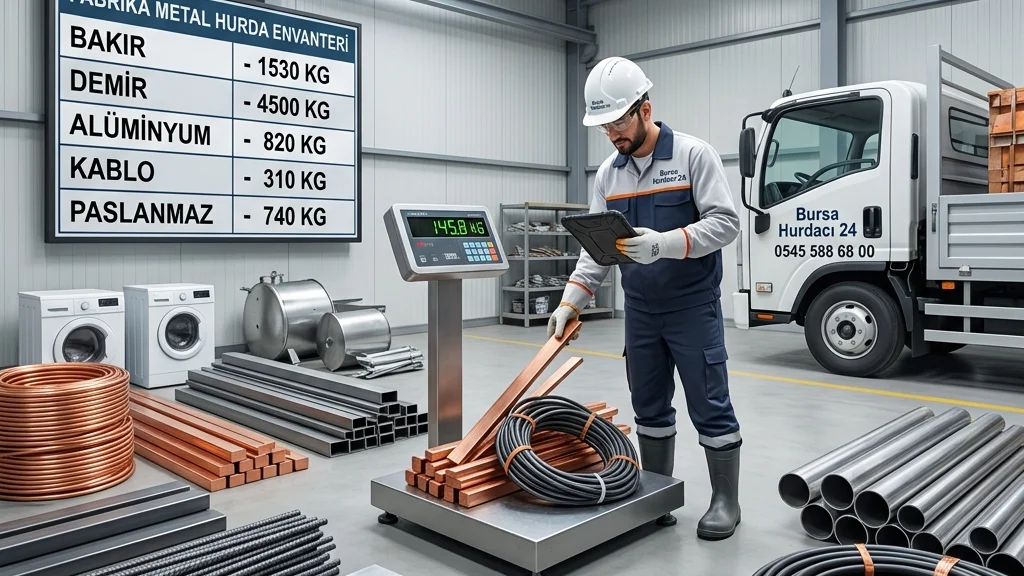 Bursa Fabrika Tasfiyesi 2026: 5 Adımda Metal Hurda Envanteri