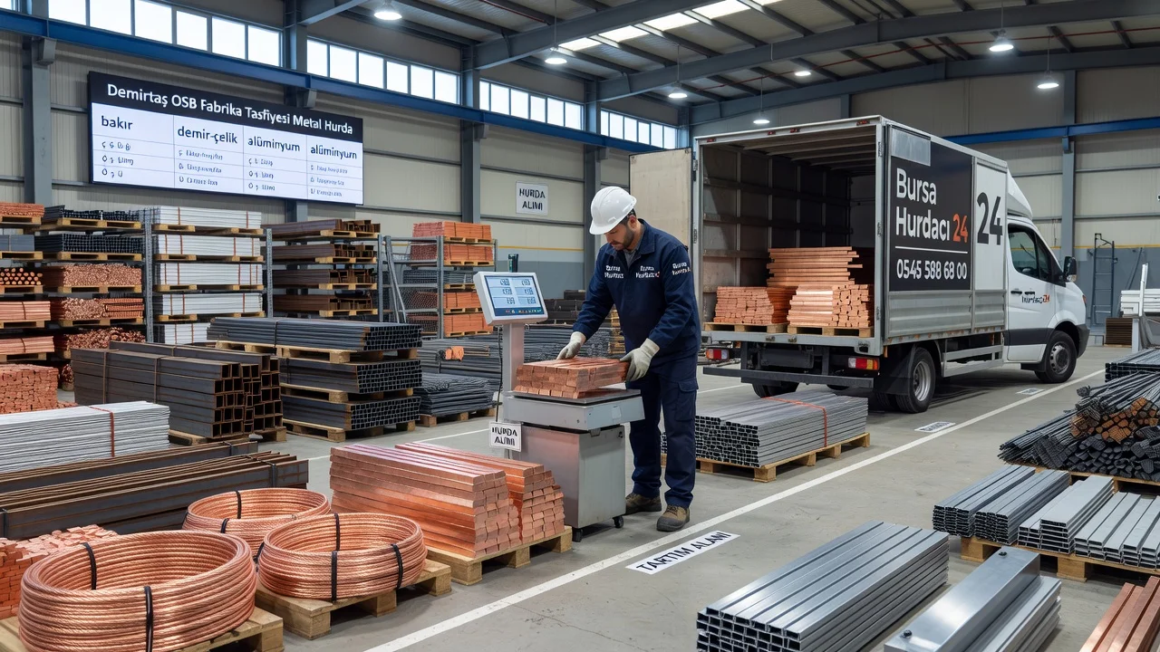 Demirtaş OSB'de Fabrika Tasfiyesi Metal Hurda Yerinden Alım
